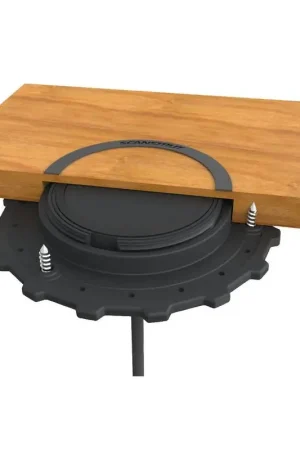 Offerta Lampo Caricabatterie Wireless Stagno ROKK Scomparsa 10W - Ricarica Rapida Antiscivolo e Resistente UV, Certificato IPX6, Compatibile con Dispositivi Qi per Nautica