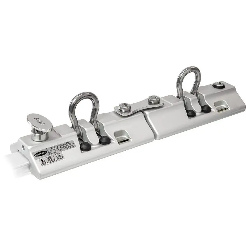 Ronstan Series 22 Safety Rail Tandem Car con Arresto a Punteruolo - Sicurezza e Affidabilità per la Nautica Prezzo Basso