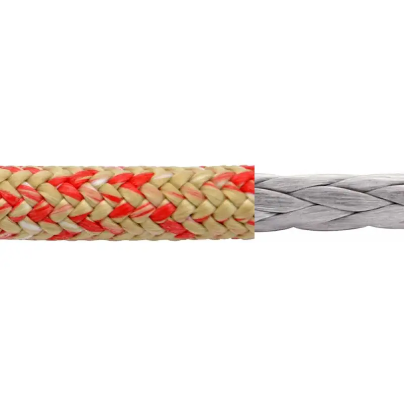 Doppia treccia TD78 in Novabraid78 e Technora Ø7mm Rosso Offerta Limitata