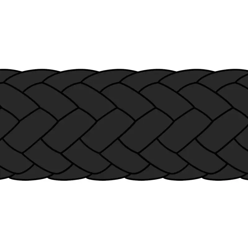 Bobina 100 metri Doppia treccia Powertech78 in Dyneema SK78 e Technora Ø18mm Nero Offerta Del Giorno