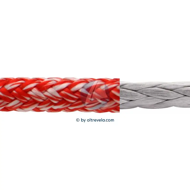 Doppia treccia Dyneema DSK78 POWERSPRINT Ø2mm Rosso Sconto