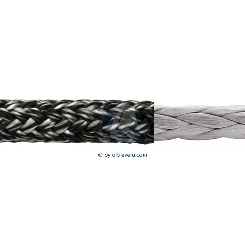 Prezzo Ridotto Doppia treccia Dyneema DSK78 POWERSPRINT Ø7mm Grigio scuro