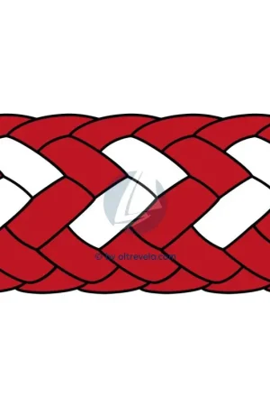 Bobina 100 metri Doppia treccia Dyneema DSK78 POWERSPRINT Ø16mm Rosso Consegna Rapida