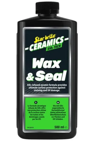 Starbrite Ceramica Sealant Wax 500 ML - Massima Protezione per Superfici Nautiche, Resistente a Macchie e Raggi UV, Finitura Liscia e Lucida per Barche e Vele Prezzo Ridotto