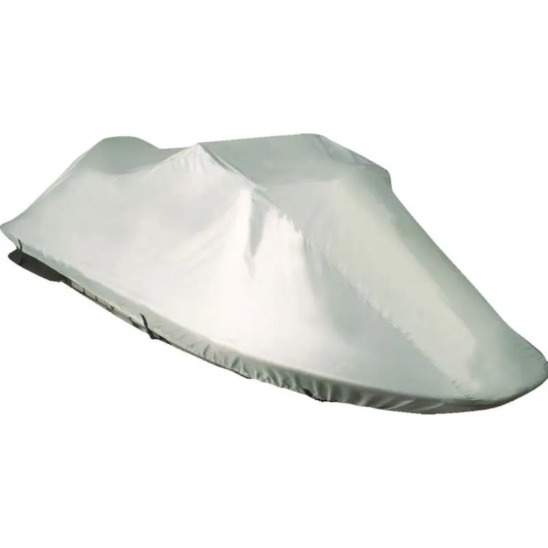 Spedizione Espresso Telo Copri Moto d'Acqua CROSSEVEN 3,5x2,8 m - Copertura in Poliestere 150D con Rivestimento Impermeabile, Colore Grigio, con Strisce di Fissaggio e Ventilazione per Protezione a Lunga Durata.