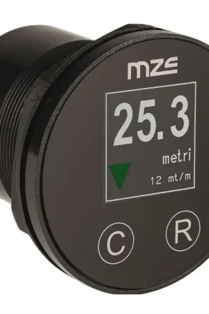 Subito Disponibile Contametri Digitale da Plancia MZ Electronic - Compatibile con Verricelli, Misura in Metri o Piedi, Facile Installazione Nautica