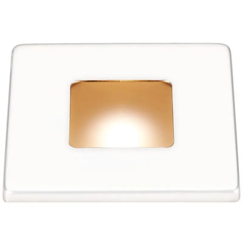 Luce LED Bianca ad Incasso Bos di Osculati - Illuminazione Nautica con Carcassa in Policarbonato e Lente Satinata, Fissaggio a Viti, Opzione Dimmerabile e Touch disponibile. Esclusivo