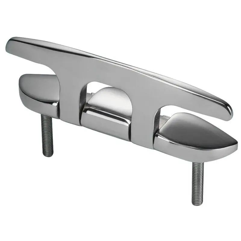 Bitta abbattibile prigionieri Osculati 143x48 mm in acciaio inox AISI 316 lucidato a specchio, facile montaggio senza incasso, modello brevettato US M617040. Solo Oggi