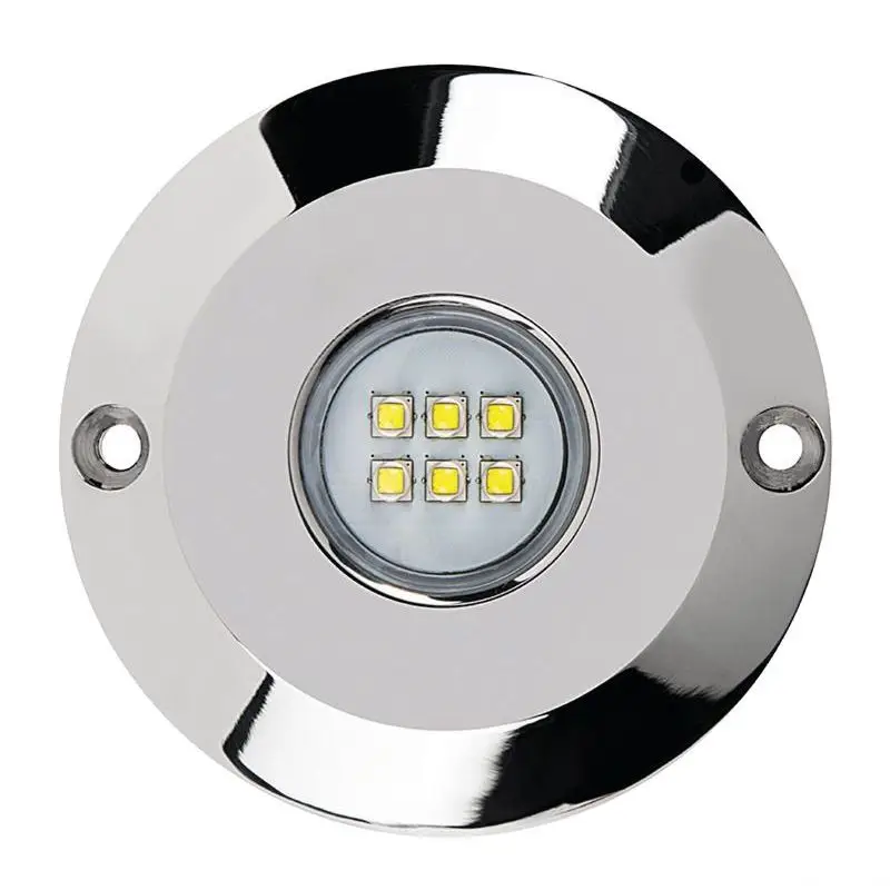 Luce Subacquea a LED Bianco 60 W Osculati - Carcassa in Acciaio Inox AISI 316, Fissaggio senza Incasso, Driver Integrato 12/24 V, Installabile in Serie Acquista Ora