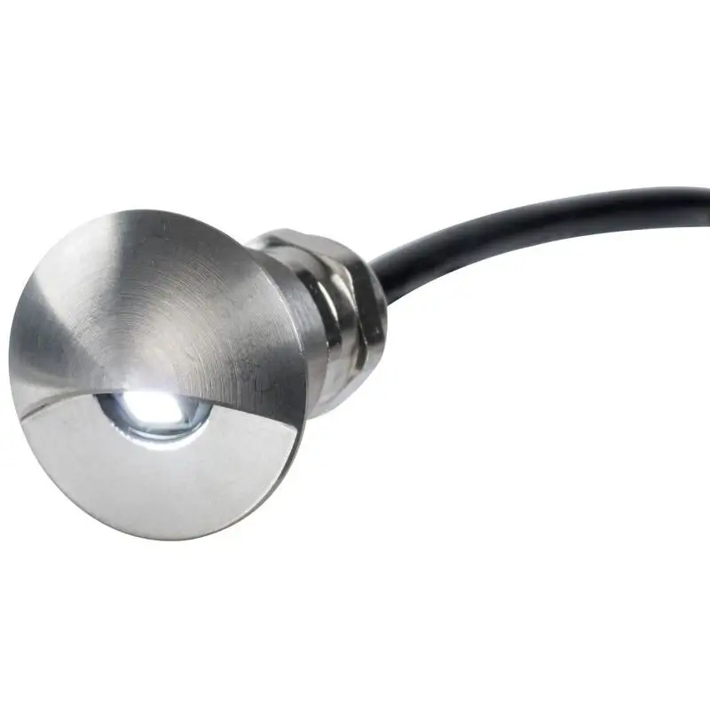Compra Oggi Stesso Luce di Cortesia LED Bianco con Corpo in Acciaio Inox Lucido per Barche - Modello Stagno con Premistoppa e Collegamento Stagno
