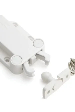 Prezzo Scontato Scrocco a Contatto Flottante Non Magnetico Bianco per Antine Senza Pomoli - Sugatsune