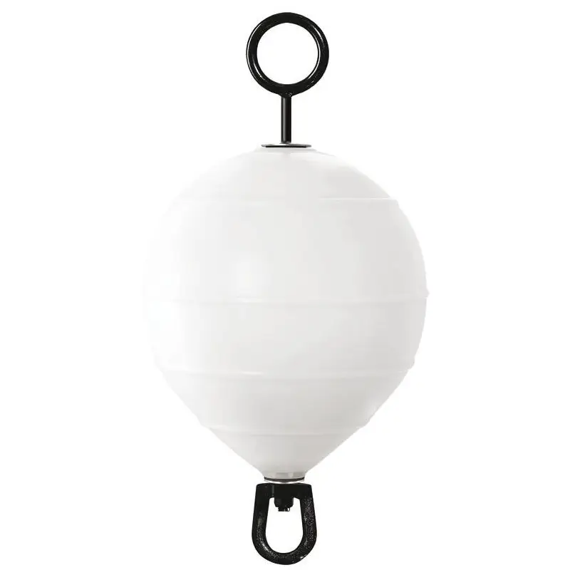 Pagamento Sicuro Gavitello da Ormeggio Bianco HD Ø 46 cm con Superficie Lucida Anti-Graffio e Asse Centrale in Acciaio RIVALSAN - Accessori Nautici Osculati