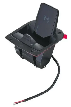 Compra Online Caricatore Wireless da Incasso Scanstrut Aura - 10 W, Supporto Magnetico Impermeabile IPX6 per Barche - Ricarica Rapida e Istantanea per Smartphone con Ingresso 12/24V