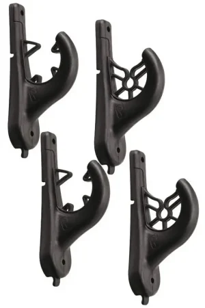 Popolare Portacanne da Parete per 2 Canne - Montaggio a Parete o Soffitto (bianco)