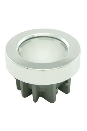 Spot LED Esterno Foresti e Suardi SEXTANS TP Inox Lucido 10/30 Vdc Bianco 3200 °K con Ghiera in Ottone e Dissipatore in Alluminio Quantità Limitata