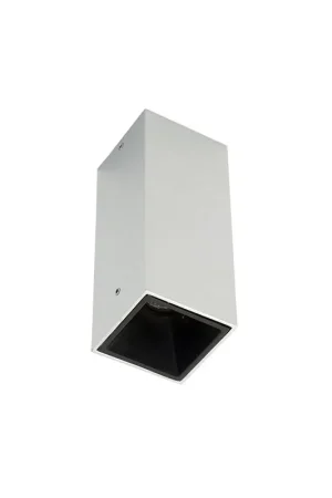 Vendita Finale Spot LED da Interno Bianco 3W Cromato Foresti e Suardi CASSIOPEA-40Q WALL, Input 10-30 VDC, Temperatura Colore 2700 °K