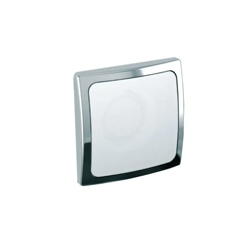Offerta Speciale Faro di cortesia Power LED 1.5W bianco cromato Foresti e Suardi per esterni, 10/30 VDC, con ghiera in ottone.