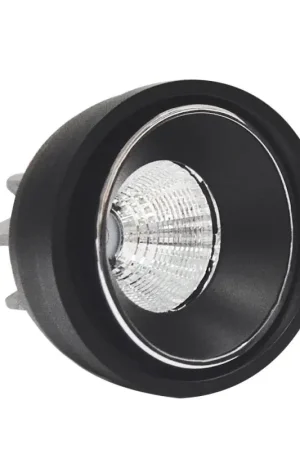 Acquista Ora Faretto ad Incasso LUNA TRG LED Bianco 5W 10/30 VDC Foresti e Suardi, Parabola 29°, Finitura Verniciato Nero
