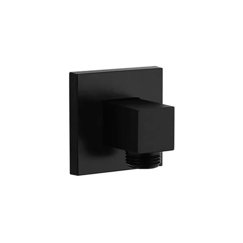 Presa acqua quadra a parete 1/2" x 1/2" verniciato nero Foresti e Suardi Bestseller