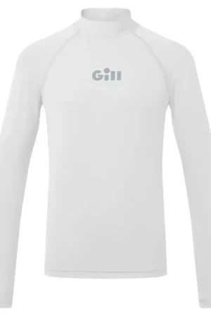 Maglia Zenzero anti UV junior Gill Marine - Protezione UV 50+, tessuto elasticizzato, collo alto, inserti in silicone Consegna Rapida
