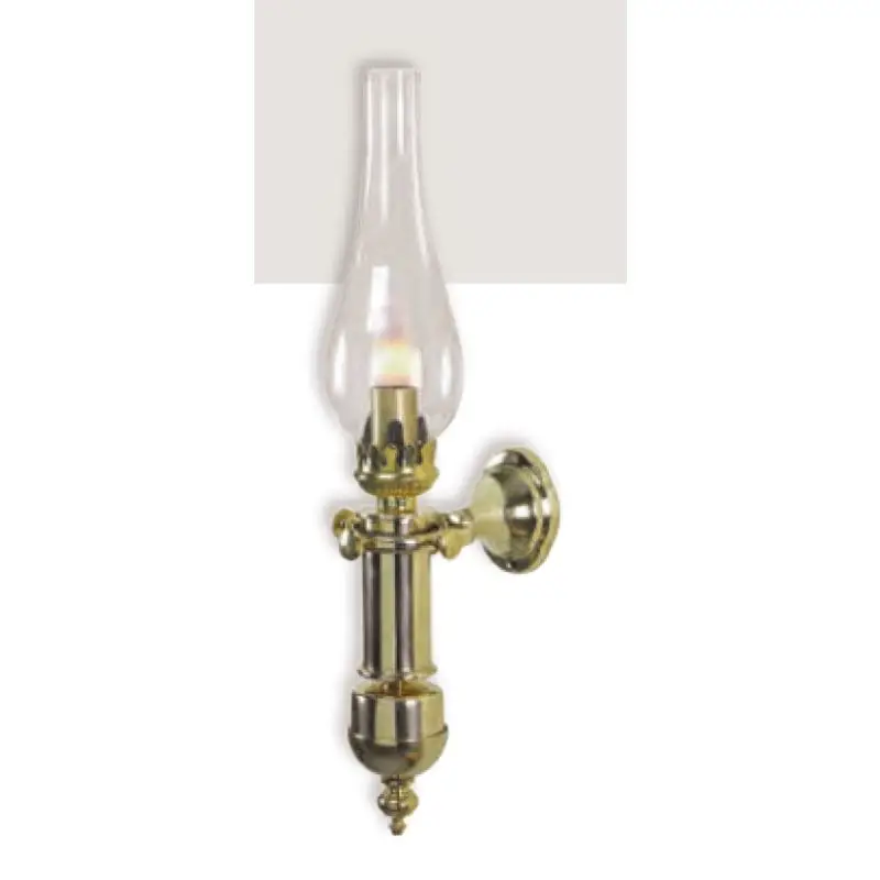 Lampada a petrolio oscillante in ottone Foresti e Suardi Sconto