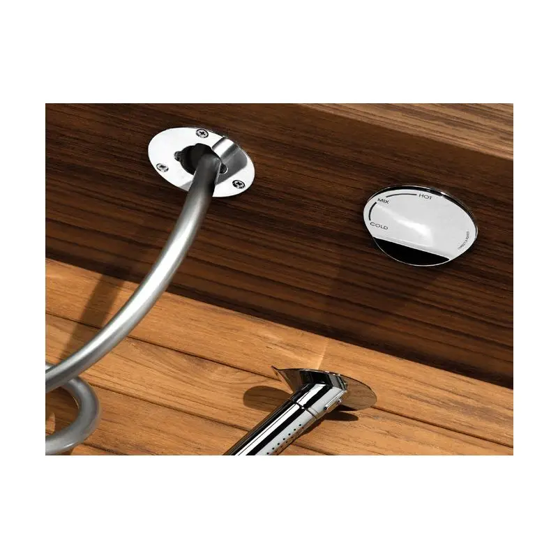 Doccetta Estraibile in Ottone Cromato Foresti e Suardi - Design Innovativo e Impermeabile per Installazione Facile Scelto Dai Clienti