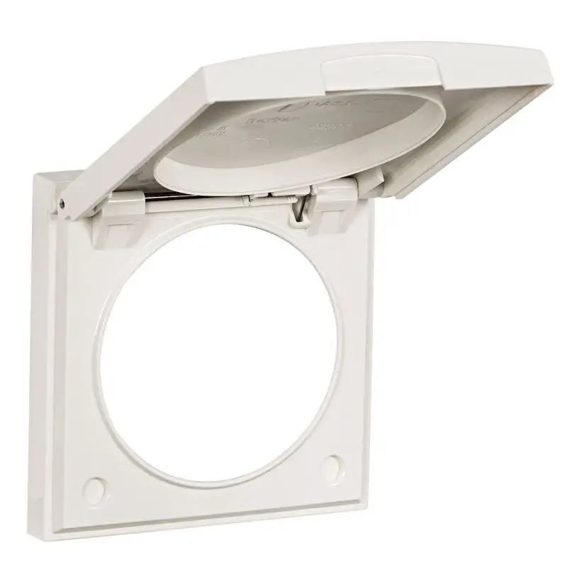 Super Prezzo Cornice Berker con coperchio bianca - Modello FLOW Singola/Doppia 59,5x59,5 mm / 59,5x178,5 mm