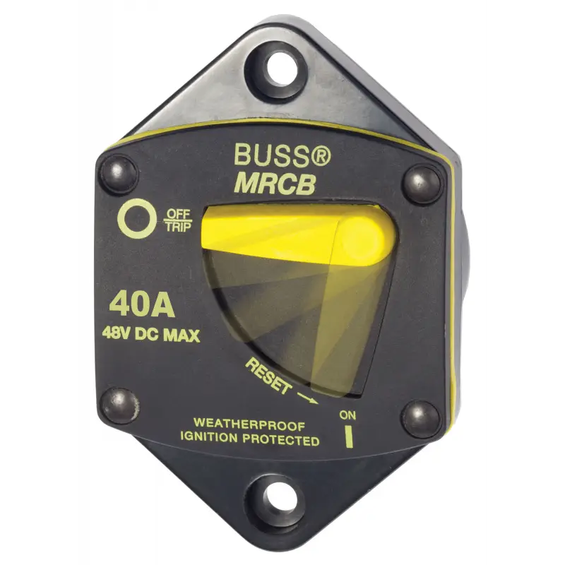 Pagamento Sicuro Interruttore Magnetotermico HD Incasso 200A Blue Sea – Impermeabile IP66, Capacità di Interruzione 5000A a 14V, 1500A a 48V, Serie 187 Per Impieghi Gravosi