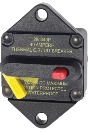Interruttore Magnetotermico Ad Incasso 120A Blue Sea Serie 285 IP67 - Protezione Termica e Anti-deflagrante Economico