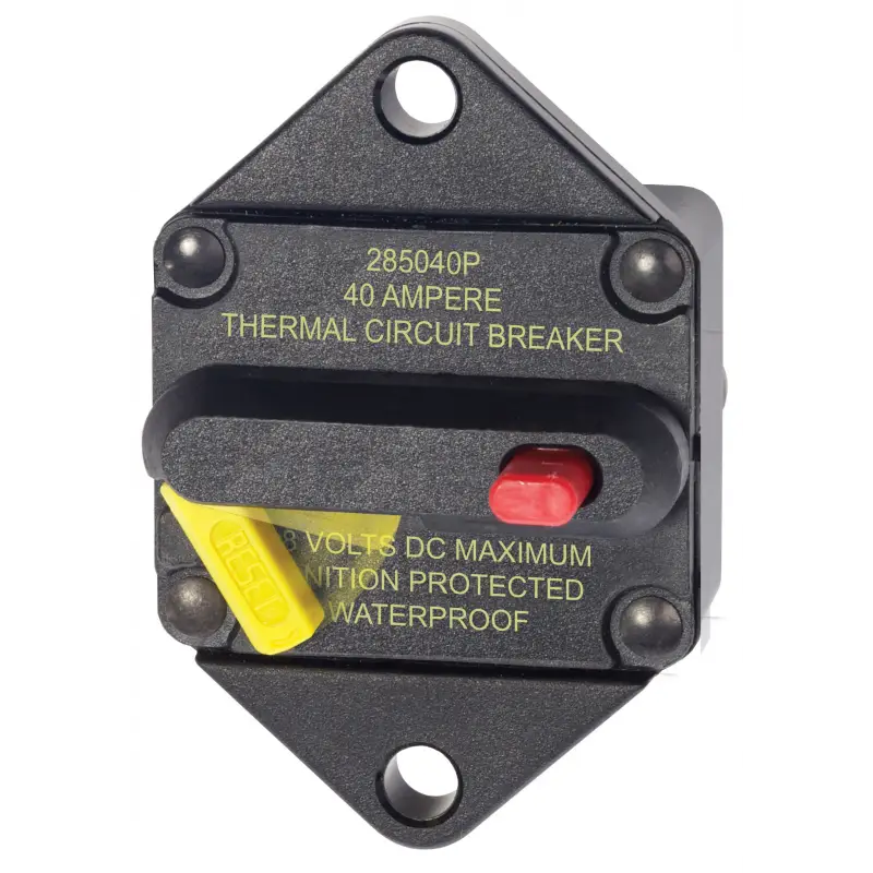 Interruttore Magnetotermico Ad Incasso 120A Blue Sea Serie 285 IP67 - Protezione Termica e Anti-deflagrante Economico