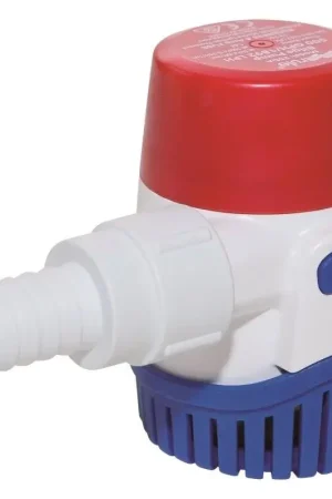 Economico Pompa Immersione Rule 360 GPH 12V - 24DA per Piccole Imbarcazioni con Valvola di Non Ritorno e Prese d'Aria Nascoste