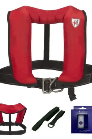 Consegna Rapida Kit Salvagente Autogonfiabile SKIPPER 150 HX con Sottogamba e Luce Led - Veleria San Giorgio