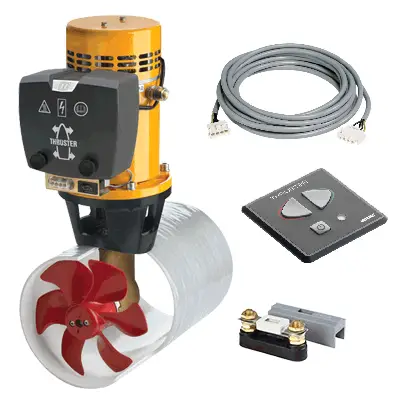 Spedito Oggi Kit Completo Elica di Prua Vetus BOW 45 Kgf 12V Tunnel Ø 125 mm
