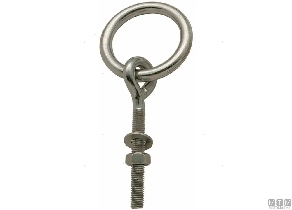 Anello su Perno Filettato in Acciaio Inox d8mm Compra Adesso