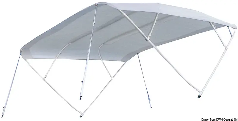 Prezzo Di Fabbrica Tendina Parasole Tessilmare Shade Master Fish 140/160 cm Bianca