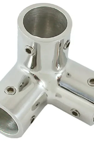 Angolare inox 3 vie 90° Ø mm.22 Occasione Imperdibile