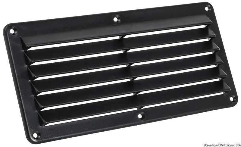 Presa Aria in Nylon 125 x 260 mm Nera Solo Oggi