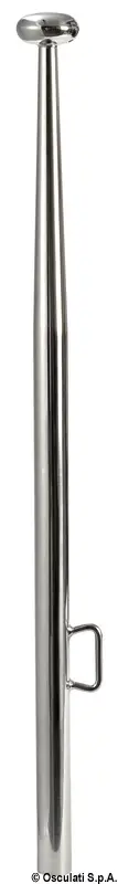 Prezzo Di Fabbrica Asta Portabandiera in Acciaio Inox 610 mm Ø25 mm