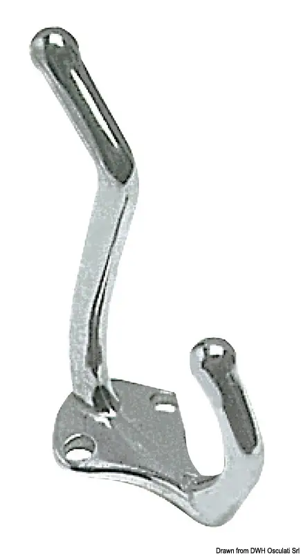 Occasione Imperdibile Appendiabito inox 40x26x70 mm