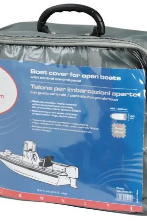 Telone per Imbarcazioni Aperte con Guida Centrale cm 427/488 grigio 300D Offerta Del Giorno