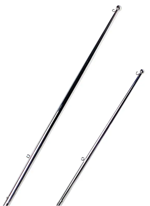 Sconto Portabandiera in Acciaio Inox con Innesto a Scatto 610 mm