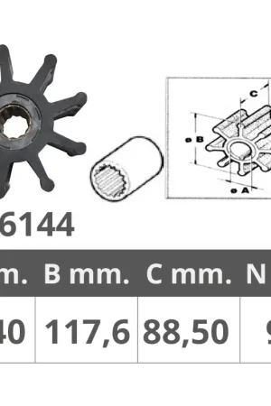 Ultima Occasione Girante jabsco 17240-0001e1879-0001