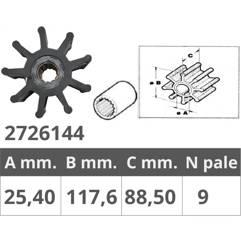 Ultima Occasione Girante jabsco 17240-0001e1879-0001