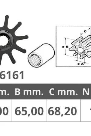 Girante yanmar 119593-42200 Spedito Oggi