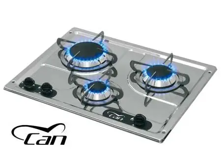 Fornello Gas 3 Fuoco Incasso Inox Burny3 Offerta Limitata