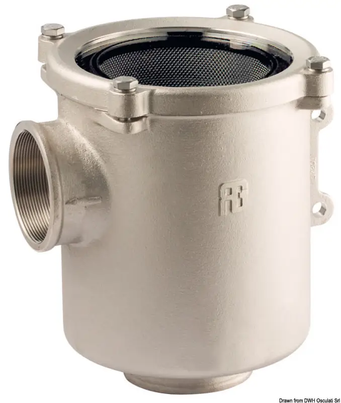 Prezzo Basso Fltro acqua in bronzo nichelato serie Ionio 3/4"