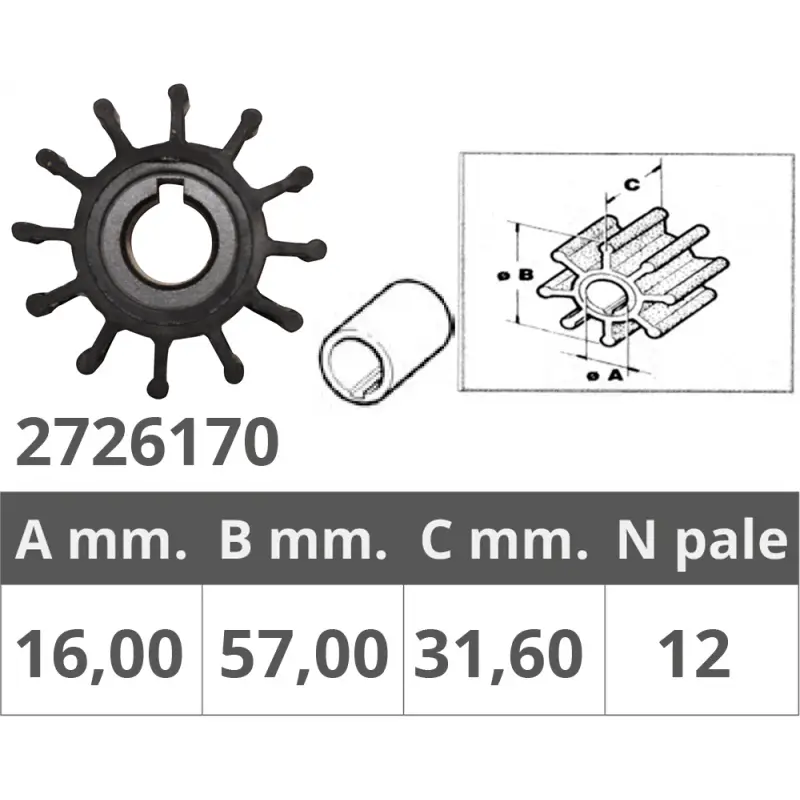 Offerta Speciale Girante volvo rif.or.21951350/83118