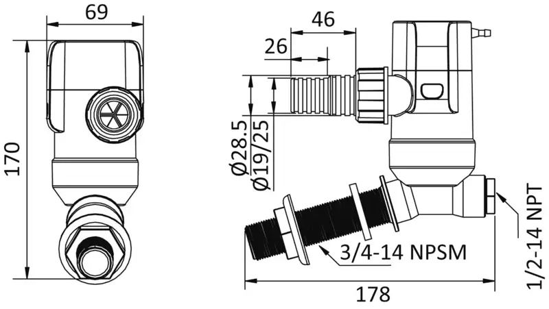 A Buon Prezzo Pompa aeratrice Europump Next Gen 12V verticale