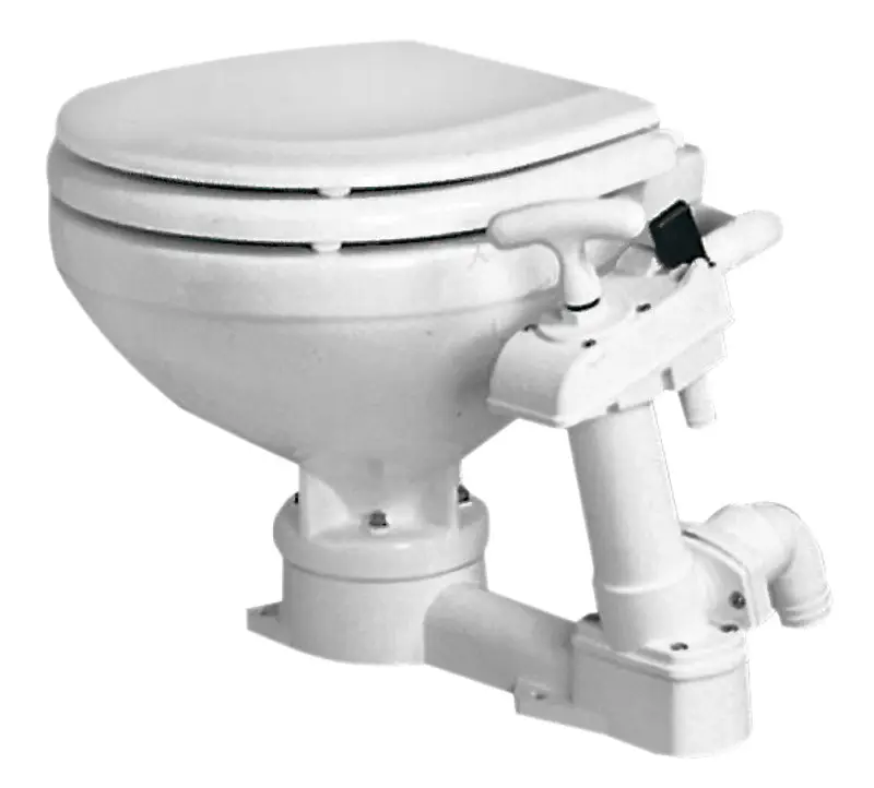 WC manuale compact tavoletta legno Novità