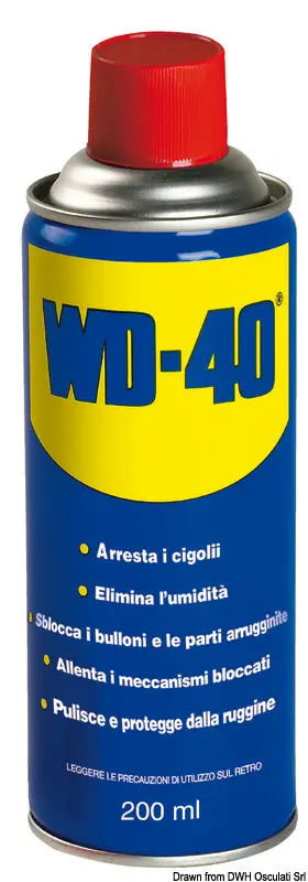 Lubrificante multiuso WD-40 200ml Non Perdere
